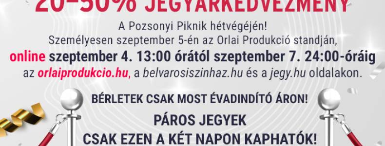Szombaton Pozsonyi Piknik - kedvezmények egész hétvégén