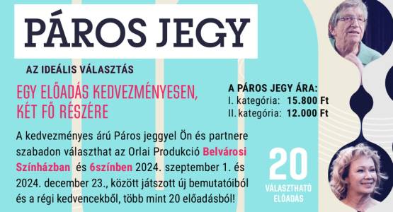 Csak egy hétig kapható a Páros jegy!