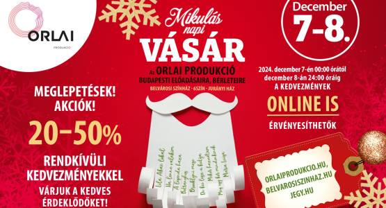 Jön a Mikulás-napi vásár!