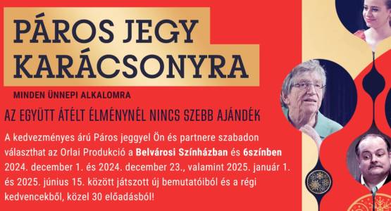 Ismét kapható a Páros jegy!